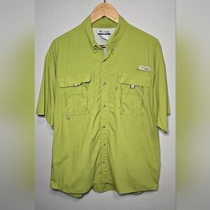 Columbia Men's Green Fishing Shirt